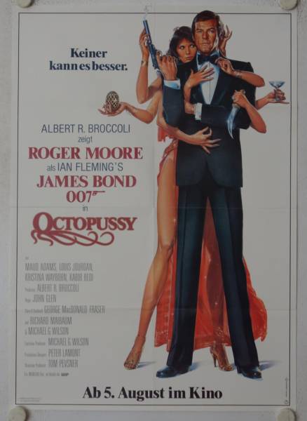 Octopussy original release german movie poster
